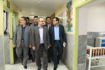 بازدید فرماندار و استاندار تهران از بیمارستان رازی